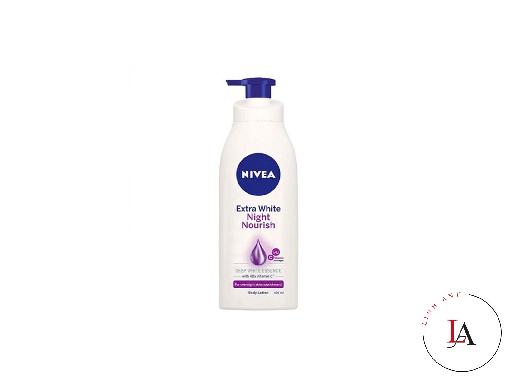 Dưỡng thể Nivea Collagen trắng da ban đêm 400ml
